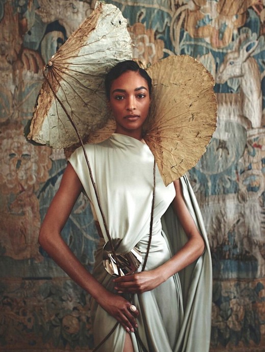 Джордан Данн (Jourdan Dunn) в фотосессии для журнала Harper’s Bazaar UK (2024)