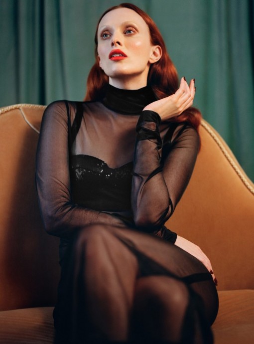 Карен Элсон (Karen Elson) в фотосессии для журнала InStyle US