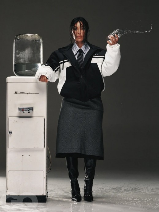 Ким Кардашьян (Kim Kardashian) в фотосессии для журнала GQ (2024)