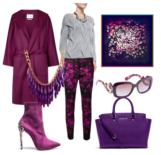 Look! Стильные сеты в модном цвете сезона ultra violet!