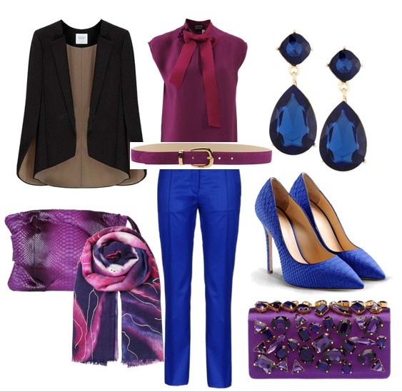 Look! Стильные сеты в модном цвете сезона ultra violet!