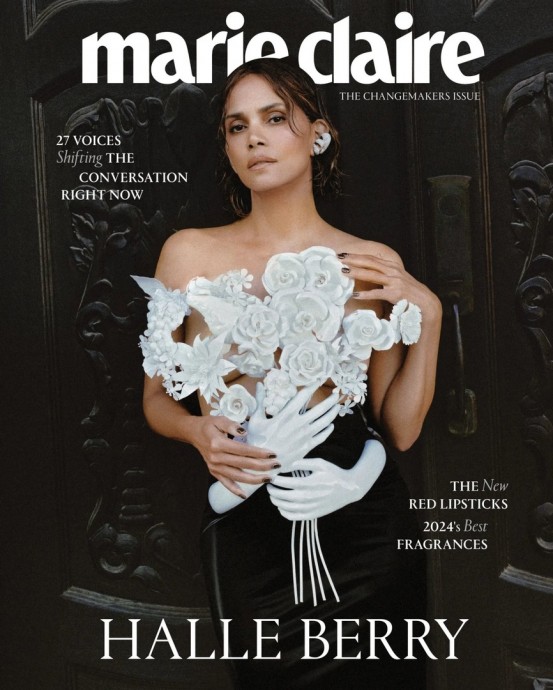 Холли Берри (Halle Berry) в фотосессии для журнала Marie Claire US (2024)