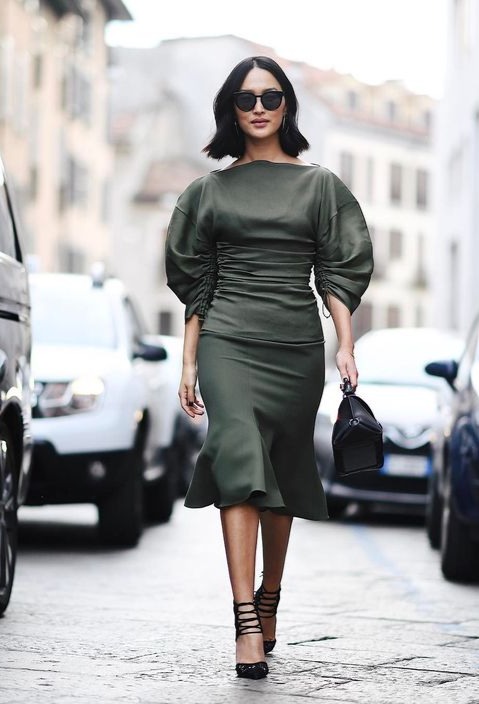 Street Style. Модный блогер Nicole Warne