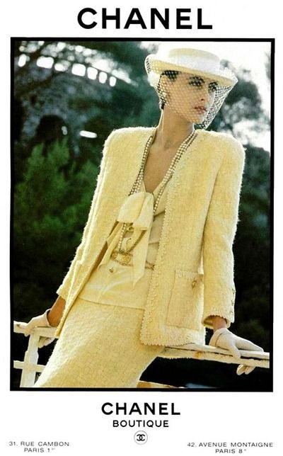 Реклама Chanel, 1980-e.