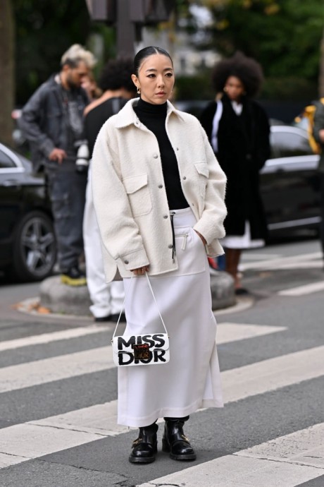 Paris Fashion Week Street Style SS 2025 – Dior