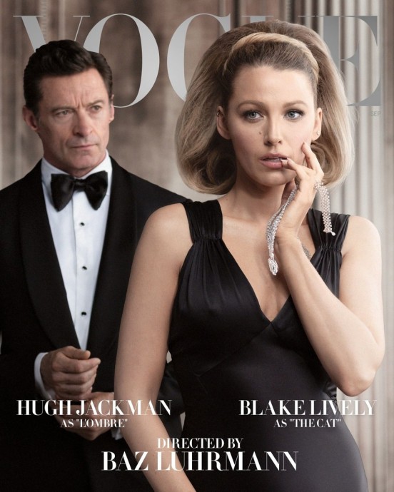 Блейк Лайвли (Blake Lively) и Хью Джекман (Hugh Jackman) в фотосессии для журнала Vogue (2024)