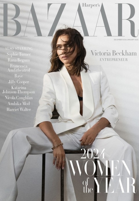 Виктория Бекхэм (Victoria Beckham) в фотосессии для журнала Harper’s Bazaar UK (2025)