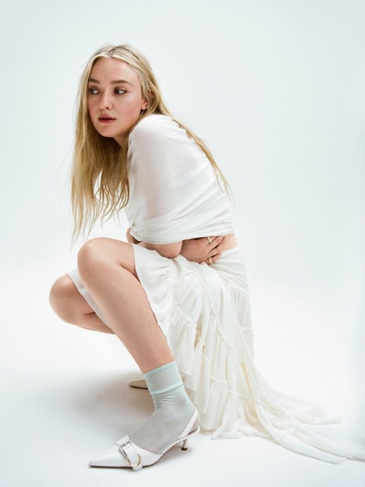 Дакота Фаннинг (Dakota Fanning) в фотосессии для журнала Porter