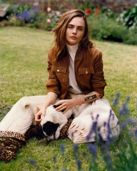 Кара Делевинь (Cara Delevingne) в фотосессии для The Sunday Times (2024)