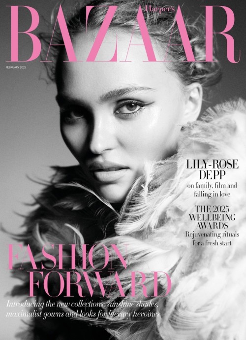 Лили-Роуз Депп (Lily-Rose Depp) в фотосессии для журнала Harper’s Bazaar UK (2025)