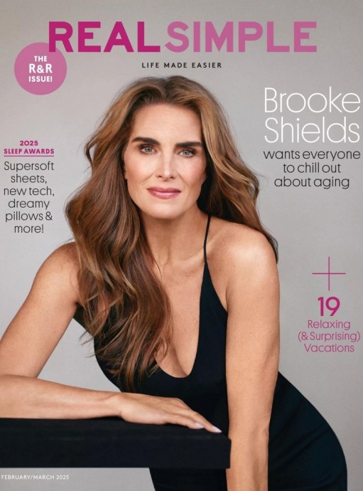 Брук Шилдс (Brooke Shields) в фотосессии для журнала Real Simple (2025)