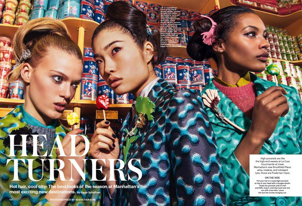 Head Turners for Allure by Sebastian Kim