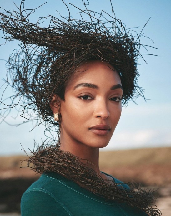 Джордан Данн (Jourdan Dunn) в фотосессии для журнала Harper’s Bazaar UK (2024)