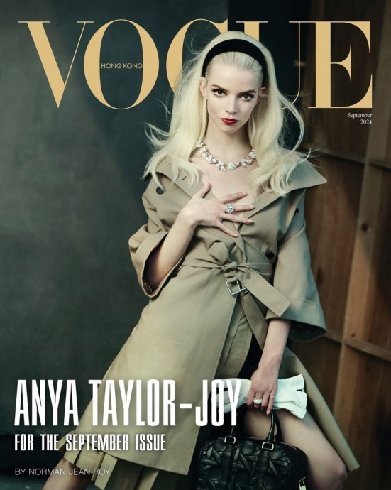 Аня Тейлор-Джой (Anya Taylor-Joy) в фотосессии для журнала Vogue Hong Kong (2024)