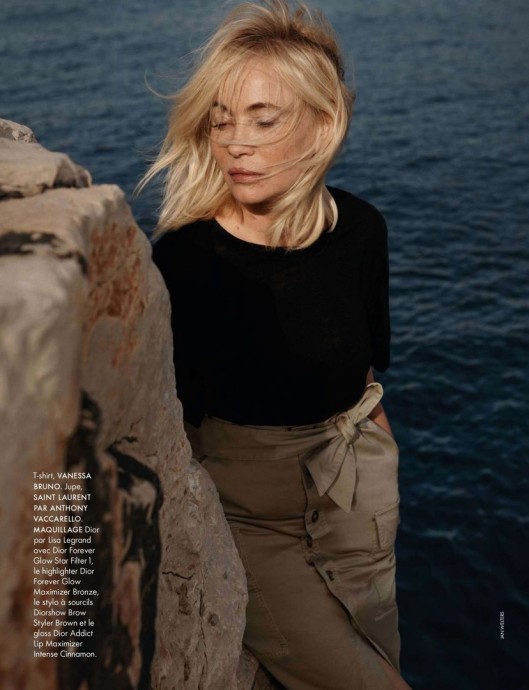 Эммануэль Беар (Emmanuelle Béart) в фотосессии для журнала ELLE France (2024)