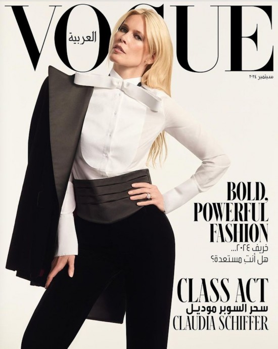 Клаудия Шиффер (Claudia Schiffer) в фотосессии для журнала Vogue Arabia (2024)