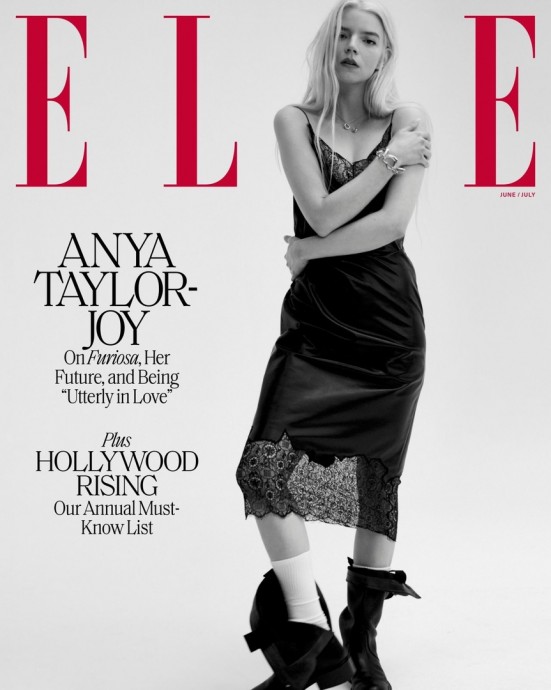 Аня Тейлор-Джой (Anya Taylor-Joy) в фотосессии для журнала ELLE USA (2024)