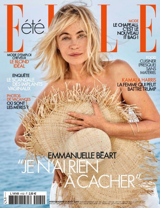 Эммануэль Беар (Emmanuelle Béart) в фотосессии для журнала ELLE France (2024)