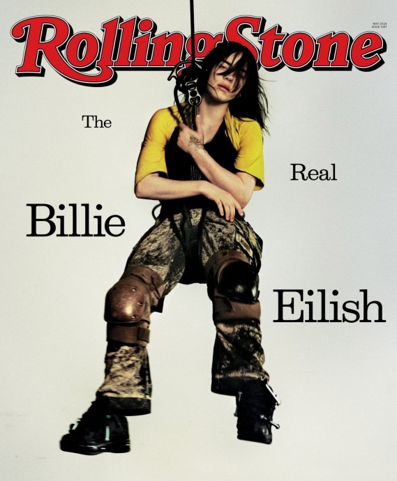 Билли Айлиш (Billie Eilish) в фотосессии для журнала Rolling Stone (2024)