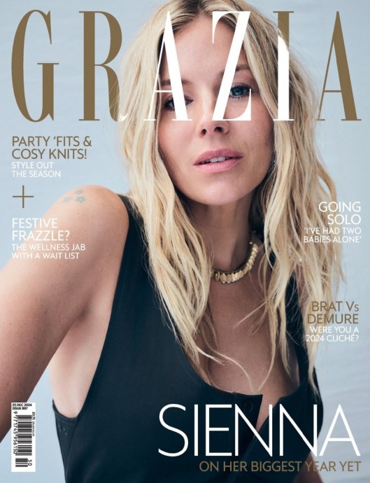 Сиенна Миллер (Sienna Miller) в фотосессии для журнала Grazia UK