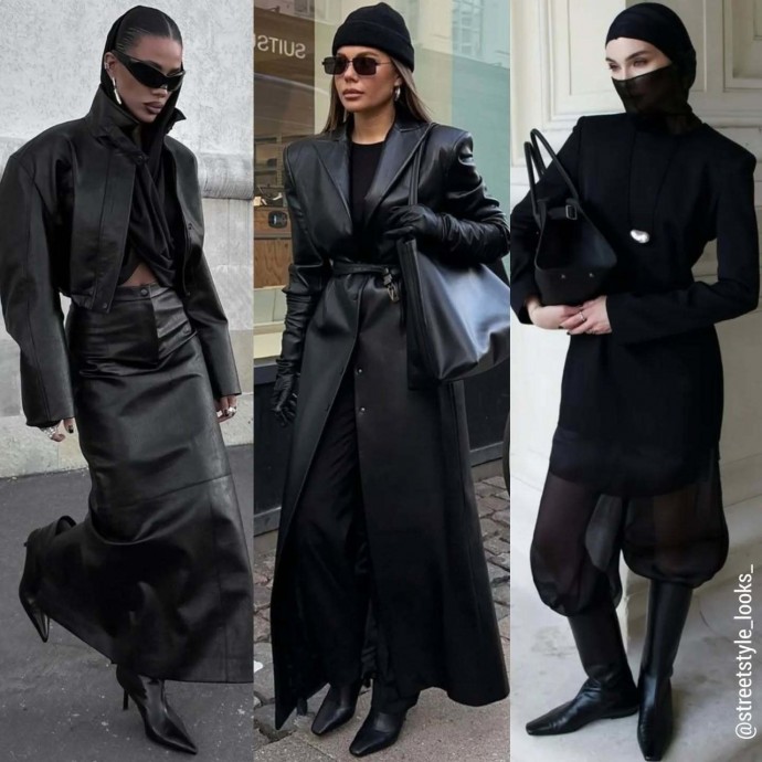 Total black look 30 стильных идей образов