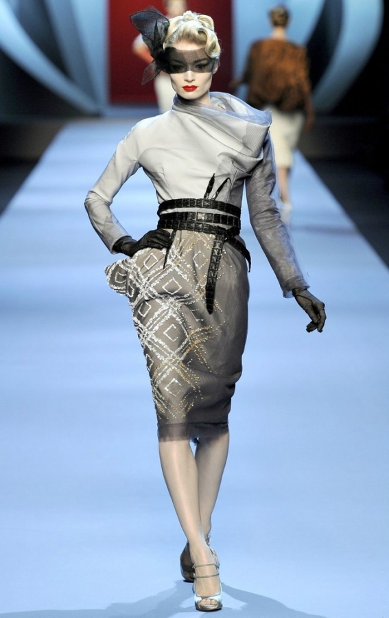 Ретро-образы в современности. Christian Dior Haute Couture Spring/Summer 2011 - последняя коллекция 