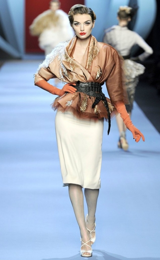 Ретро-образы в современности. Christian Dior Haute Couture Spring/Summer 2011 - последняя коллекция 