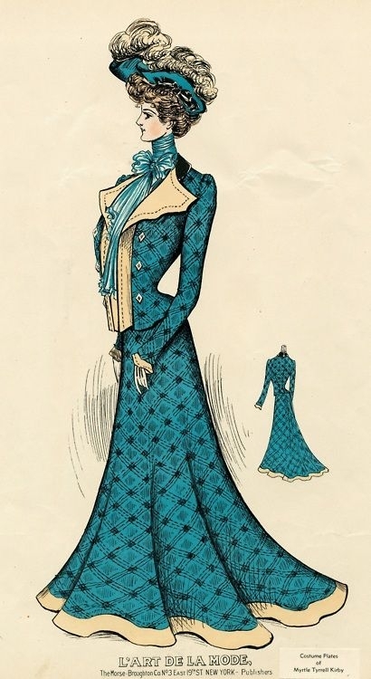 Иллюстрации из журнала L’Art de la Mode, 1902-1904 гг.