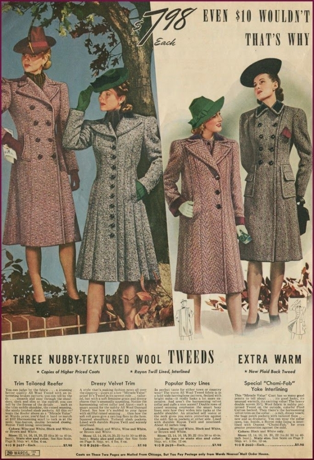 Страницы каталога Montgomery Ward 1940/41 г.